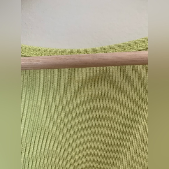 Madewell Lime Green V-Neck Tank Top Medium - Picture 6 of 6